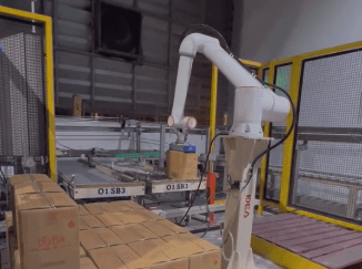 Automated Palletizing from Conveyor Belt with Fairino FR20