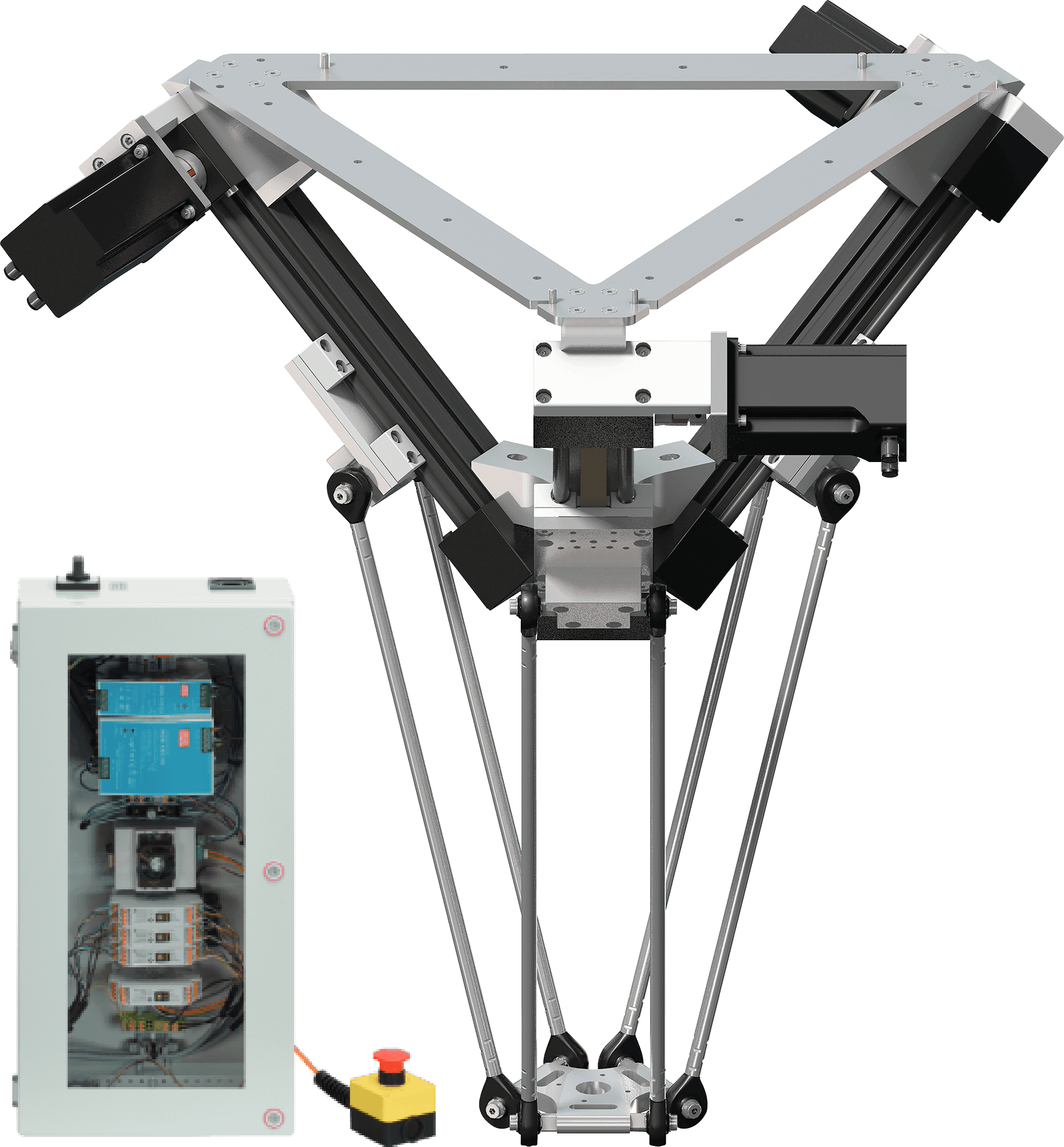 Fácil Experimentar Desarmamiento Delta Robot - Pre-Assembled, Working Space Diameter 360 mm