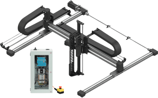 Room gantry robot | DLE-RG-0012 | Workspace 800 x 800 x 500mm