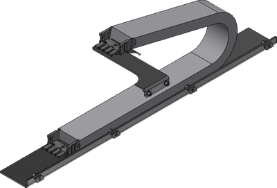 Kit de chaîne porte-câbles pour portique DLE-LG-0001