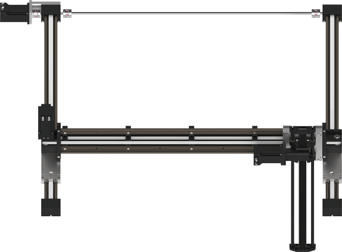Room Linear Robot - Stepper Motors, Control Unit, Working Space 800x800x500 mm