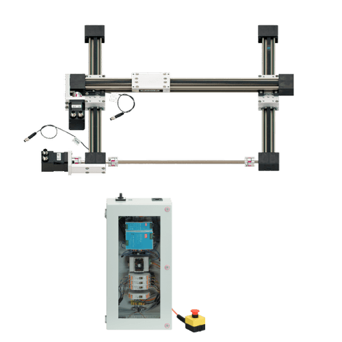 Flat Linear Robot FG-0001 | 2 DOF | 300x300mm | 8kg