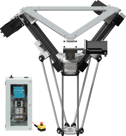 Delta-Roboter - Vormontiert, mit Steuerung, Arbeitsraumdurchmesser 360 mm