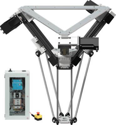 Delta Robot - Pre-Assembled, with Control Unit, Working Space Diameter 660 mm