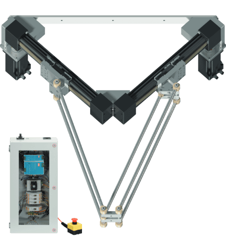 2-axis delta robot | 2 DOF | 700mm | 5kg