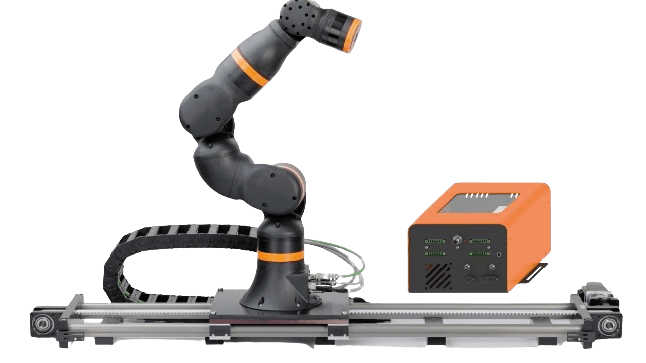 ReBeL Cobot incl. seventh axis | 1500 mm stroke | igus Robot Control Version