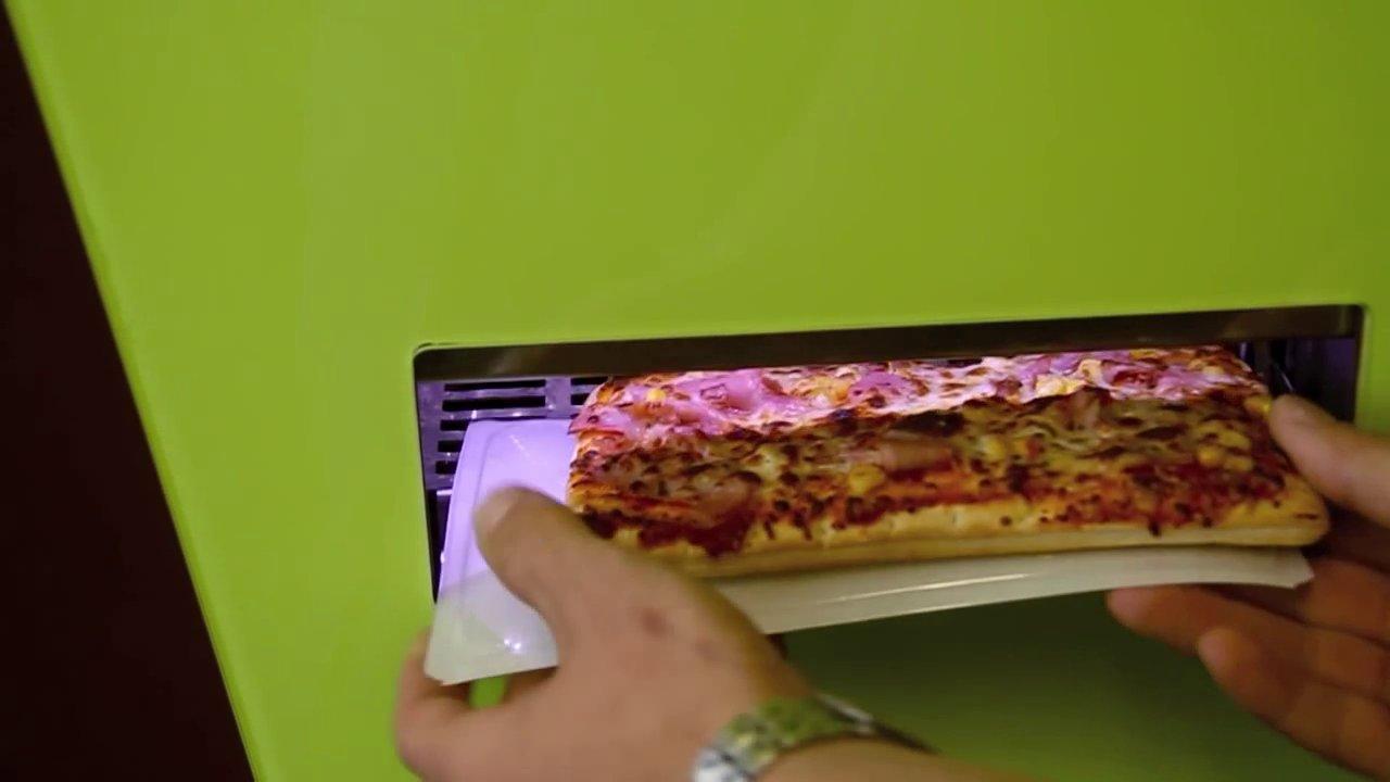 Pizza auf Knopfdruck