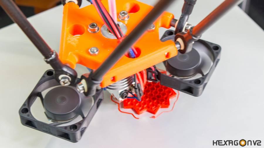 Hexagon V2 Delta 3D Drucker im DIY Design