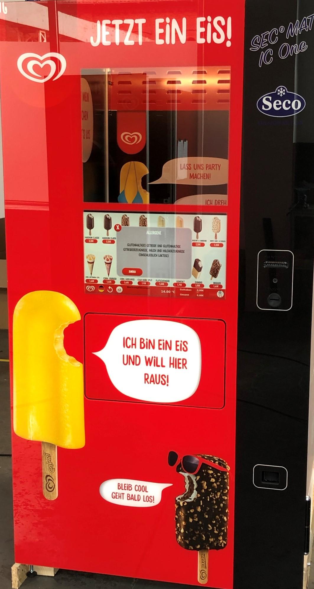 Tiefkühl-Verkaufsautomat